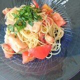 混ぜるだけ！ツナトマトの冷製パスタ